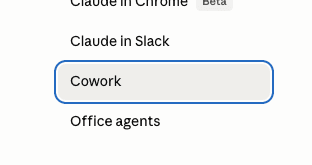 Organization settings → Cowork
